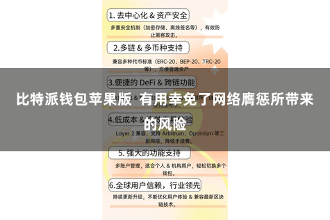 比特派钱包苹果版 有用幸免了网络膺惩所带来的风险